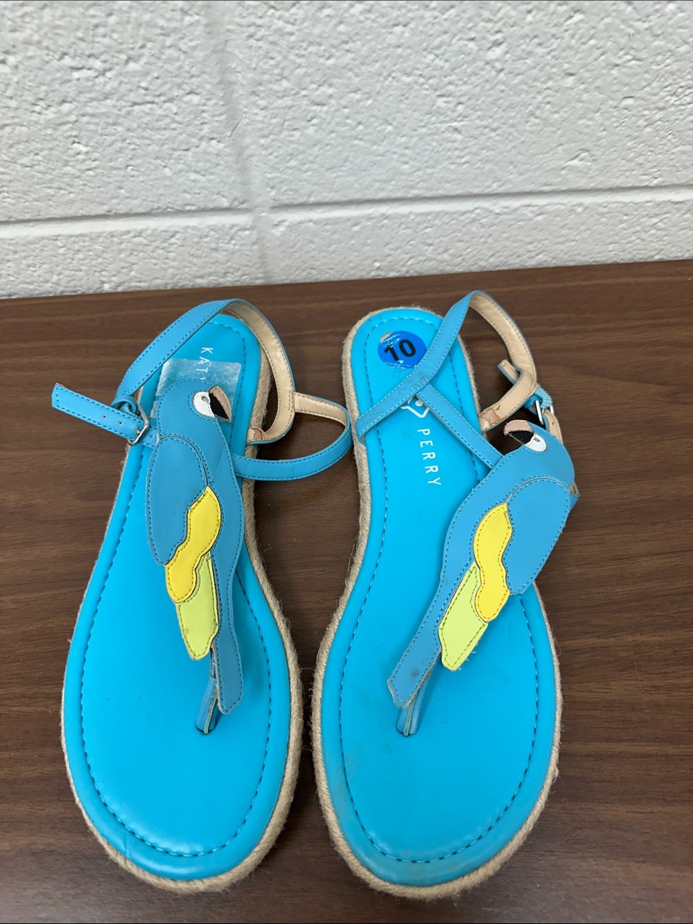 Like new Katy Perry Collections Turquoise “The Polly” Sandals
